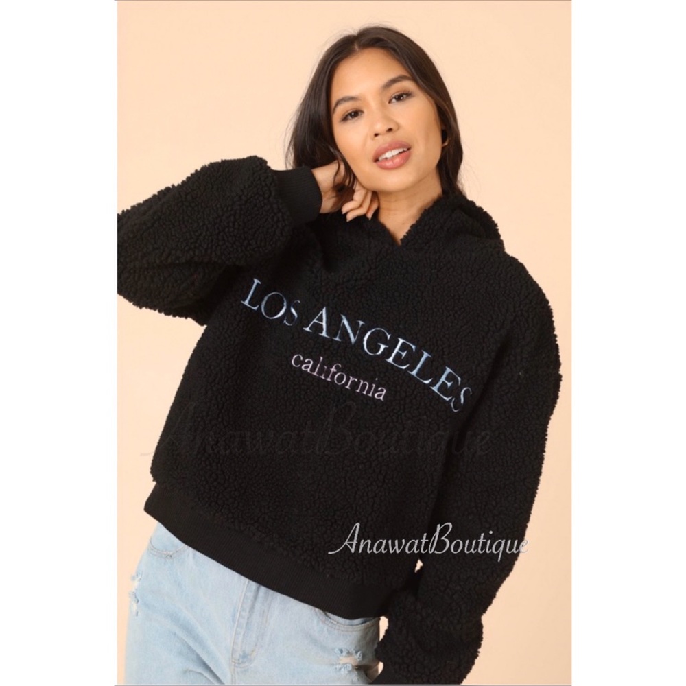 Gracie Sherpa Pullover Hoodie - Picture 2 of 8